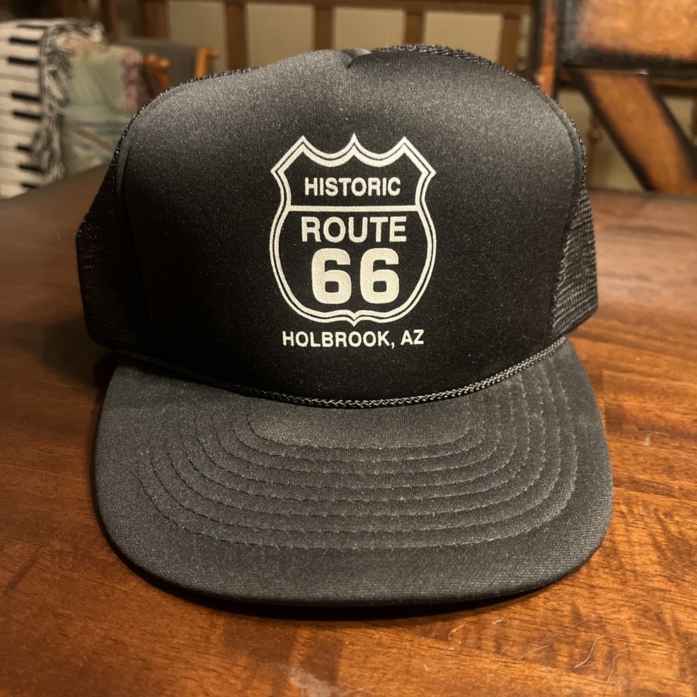 Route 66 SnapBack Trucker‎ Hat Holbrook, AZ VTG